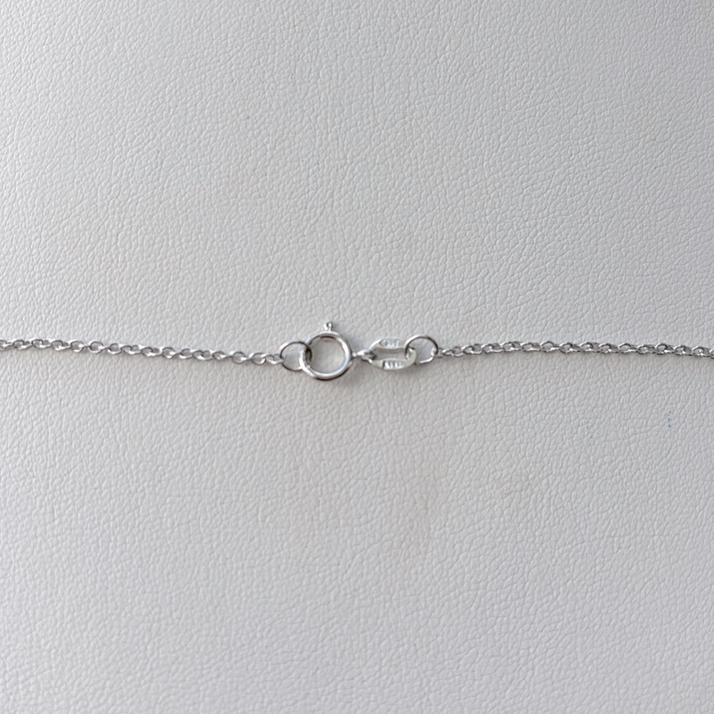 Sterling Silver Heart Link Necklace - Picture 3 of 3